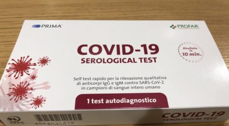 Test sierologico covid 19 fai da te, autotest a casa tua.